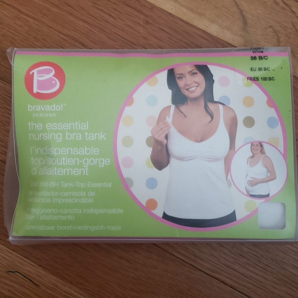Bravado White Nursing Tank